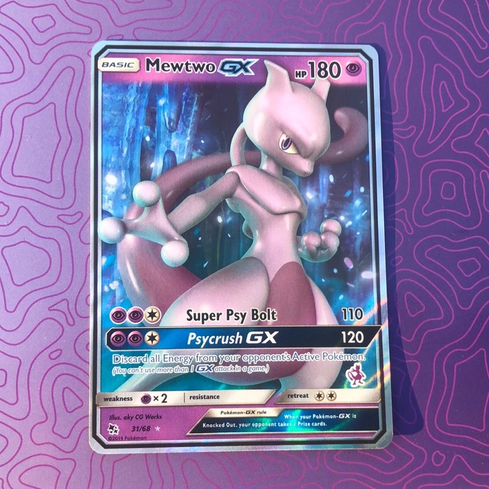 Mewtwo GX Card